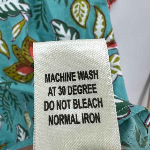 Exclusively for Signals Top Womens 3/4 Sleeve Floral Asymmetric Hem Multicolor M - Picture 10 of 10